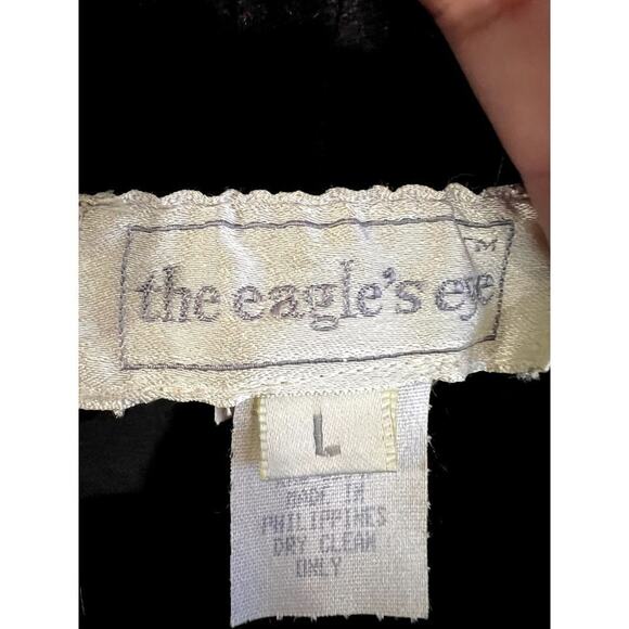 VTG The Eagle's Eye Skirt Women Large Maxi A-Line Christmas Velvet 80s 90s Y2K - Picture 3 of 10